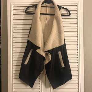 Faux fur vest